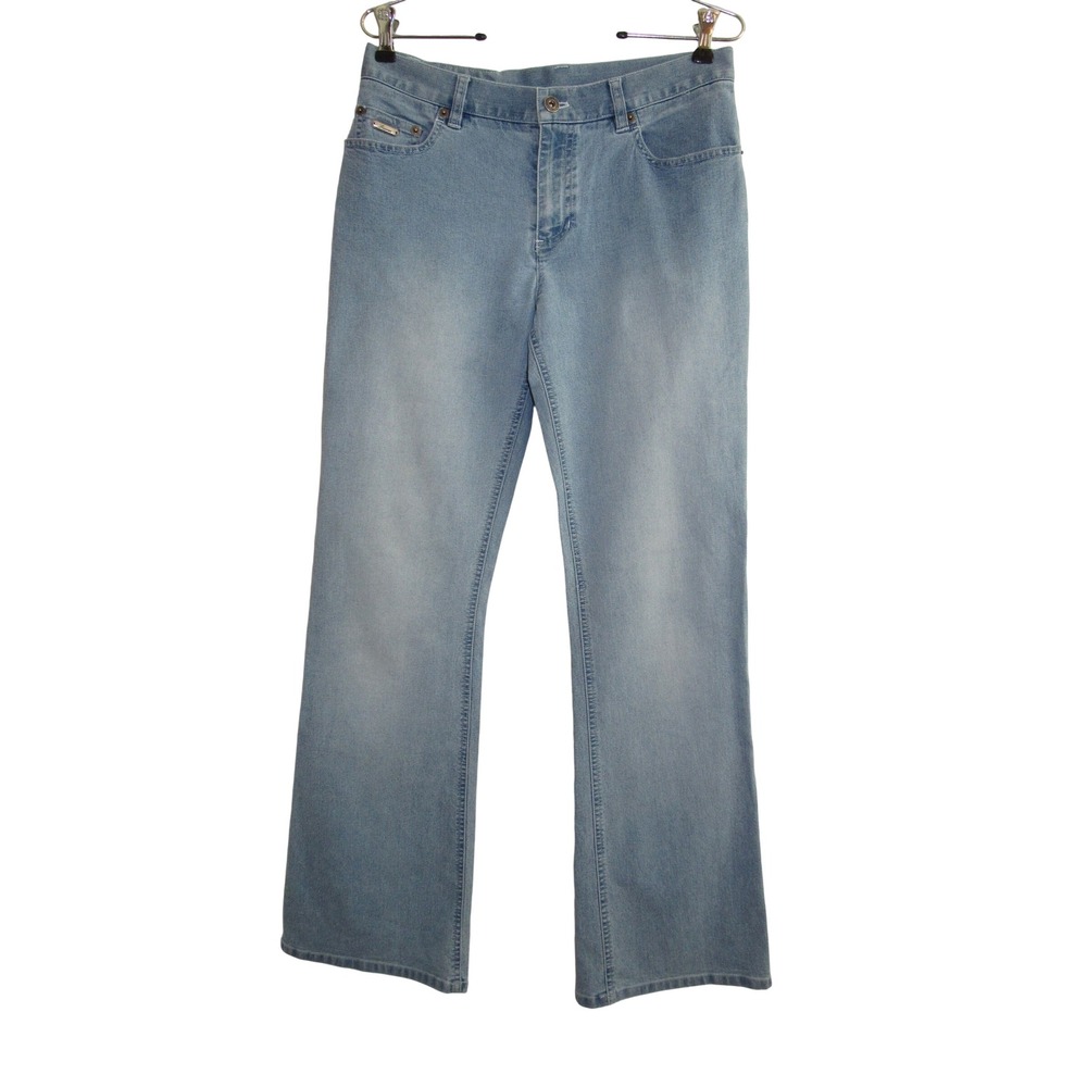 Ralph Lauren Womens Size 6 Light Wash Bootcut Flare Jeans Y2K Stretch Denim‎